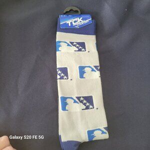 VINTAGE TCK COMFORT Made in the USA baseball themed socks